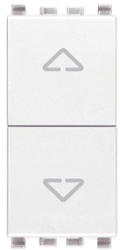 Vimar Intrerupator modular cu 2 butoane 2P 10A 1M VIMAR Eikon alb (VIM-20060.B)