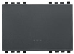 Vimar Tasta intrerupator 3 Module VIMAR Eikon antracit (VIM-20023)