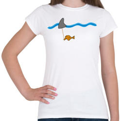 printfashion fiShark - Női póló - Fehér (2820254)