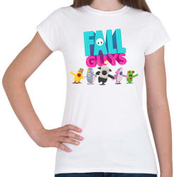 printfashion Fall Guys - Női póló - Fehér (2834028)