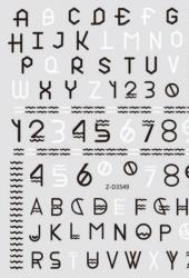  Fekete-fehér körömmatrica 4