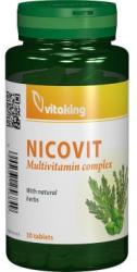 Vitaking Nicovit – Multivitamina cu minerale si plante medicinale, 30 cpr, Vitaking