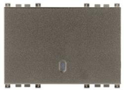 Vimar Tasta intrerupator 3 module Vimar Arke metal (VIM-19023.M)