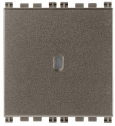 Vimar Intrerupator modular axial cap-cruce 2M 16A VIMAR Arke metal (VIM-19113.2.M)