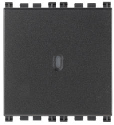 Vimar Intrerupator modular axial cap-cruce 2M 16A VIMAR Arke gri (VIM-19113.2)