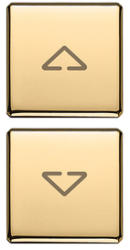 Vimar 2 butoane cu simbol sageti VIMAR Eikon Exe Flat auriu (VIM-22751.2.82)