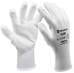 Würth Работни ръкавици 9 White PU, бели Wurth 0899401109W