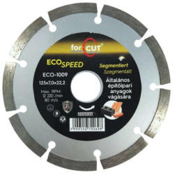FORCUT For Cut Eco Speed gyémánt vágókorong 125mm szegmenses ECO-1009 (FLEX-700698)