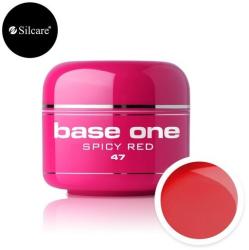 Silcare Gel uv Color Base One Silcare Clasic Spicy Red 5gr