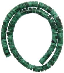 Malachit Margele Pietre Semipretioase Disc - 3-5 x 8 mm