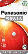 Panasonic 1, 5V ezüst-oxid óraelem 1db (SR616/1BP) (SR616-1BP)