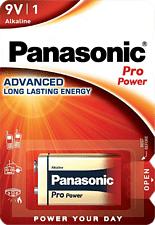 Panasonic Pro Power 9V blokk szupertartós alkáli elemcsomag 1db (6LR61PPG-1BP) (6LR61PPG-1BP)