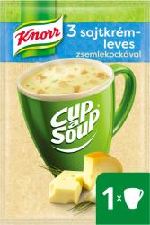 Knorr Cup a Soup instant 3 sajtkrémleves zsemlekockával 17 g - online