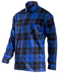 LAHTI PRO Camasa Flanel Cu Carouri Groasa / Albastru - M (l4180802) - global-tools