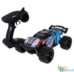 JJRC Masina cu telecomanda JJRC HS18321 albastra, 4x4, scara 1: 18, viteza maxima 36 km/h, acumulator 7.4V 1200mAh, timp de utilizare ~20 min (HS1848004800)