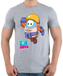 printfashion Fall Guys - Astronaut - Férfi póló - Sport szürke (2838065)