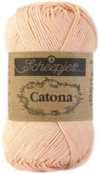 Scheepjes Catona 523 Sweet Mandarin - sárgásrózsaszín pamut fonal