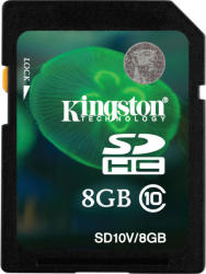 Kingston SDHC 8GB Class 10 SD10V/8GB