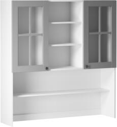 TEMPO KONDELA Kiterjesztés az alsó szekrényekhez, fehér/szürke matt, LAYLA K120