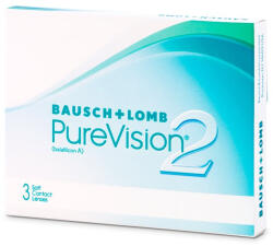  Purevision 2 HD (3 buc) -Lentile de contact lunare (Purevision 2 HD (3 buc))