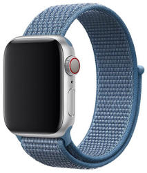 Edman Curea din material textil, nylon Edman pentru Apple Watch 1/2/3/4/5/6/7/8/9/SE/Utra, 42/44/45/49 mm, Albastru