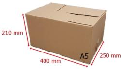 Fiorex Kartondoboz, A5, 400x250x210 mm TF doboz