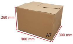 Fiorex Kartondoboz, A7, 400x300x260 mm TF doboz