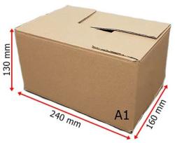 Fiorex Kartondoboz, A1, 240x160x130 mm TF doboz