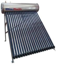 Blautech Panou solar cu 20 tuburi vidate pentru preparare apă caldă menajeră cu rezervor de inox presurizat 160 litri BlauTech (3833)