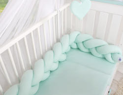 BabyLion Prémium Fonott rácsvédő - Menta - babylion