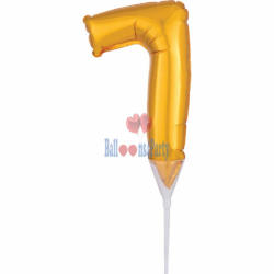 Balloons4party Balon folie tort cifra 7 15 cm