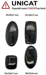  Cabochon din Nuummit de Forma Dreptunghi- Ovala - 23-41 x 20-31 x 6-7 mm - 1 Buc