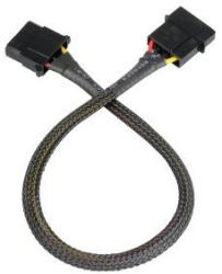 Akasa Cablu prelungitor Akasa AK-CBPW02-30, 4-pini Molex PSU, 30 cm, Black
