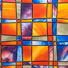 Gekkofix Üvegfólia, ablakfólia - Barcelona mozaik (45 cm szélesség, öntapadós) (11803)