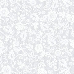 Gekkofix Üvegfólia, ablakfólia - Anna White, virágmintás (45 cm szélesség, öntapadós) (56256)