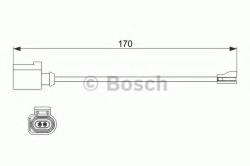 Bosch Senzor de avertizare, uzura placute de frana SEAT LEON ST (5F8) (2013 - 2016) BOSCH 1 987 474 512