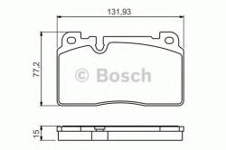Bosch Set placute frana, frana disc AUDI Q5 (8R) (2008 - 2016) BOSCH 0 986 494 702