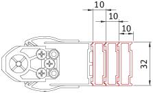 Roltechnik Tower Line toldóprofil 32mmx10mm (P3064)