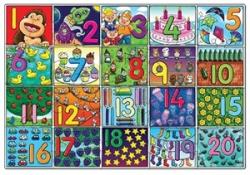 Orchard Toys Puzzle de podea Invata numerele (de la 1 la 20) Big Number Jigsaw (OR237) - mansarda-copiilor