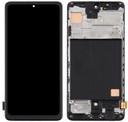  NBA001LCD009840 Samsung Galaxy A51 TFT LCD kijelző érintővel fekete kerettel, előlap (NBA001LCD009840)