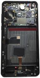Huawei NBA001LCD009810 Gyári Huawei P40 Pro fekete OLED kijelző érintővel kerettel előlap (NBA001LCD009810)