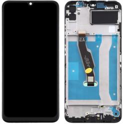 NBA001LCD009861 Huawei Y6p fekete LCD kijelző érintővel kerettel előlap (NBA001LCD009861)