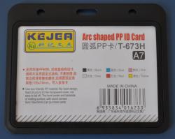 Kejea Suport PP tip arc, pentru carduri, 105 x 74mm, orizontal, 5 buc/set, KEJEA - negru (KJ-T-673H) - officeclass