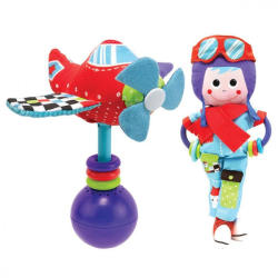 Yookidoo csörgő játék - Pilóta repülővel 0h+ - pindurka