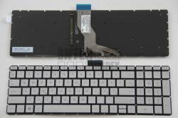 HP 250 G6 255 G6 256 G6 258 G6 15-cc 15-br 15g-br 15-bp 15-bw 15z-bw 15q-bu 15-bs 15t-bs 17-ak 17z-ak 17-bs 17t-bs series háttérvilágítással (backlit) ezüst magyar (HU) laptop/notebook billentyűzet gyári