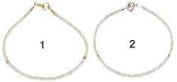  Bratara Acvamarin Rotund Fatetat - 2x2 mm - Accesorii AG 925 - GF