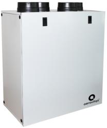 Aerauliqa QR350 ABP központi hővisszanyerős szellőztető, max 240m2-ig, ellenáramú hőcserélővel, multifunkcionális szabályozóval
