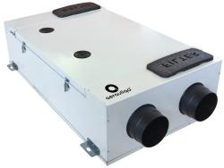 Aerauliqa QR180 ABP központi hővisszanyerős szellőztető, max 130m2-ig, ellenáramú hőcserélővel, multifunkcionális szabályozóval