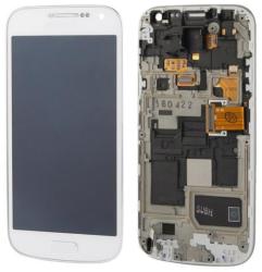 Samsung NBA001LCD009931 Gyári Samsung Galaxy S4 mini fehér LCD kijelző érintővel kerettel előlap (NBA001LCD009931)