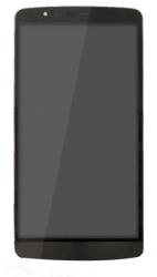 NBA001LCD010062 LG G3 / D850 / D851 / D855 fekete LCD kijelző érintővel kerettel előlap (NBA001LCD010062)
